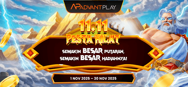 ADVANTPLAY - 11.11 PESTA KILAT! EVENT EKSKLUSIF NOVEMBER!ADVANTPLAY - 11.11 PESTA KILAT! EVENT EKSKLUSIF NOVEMBER!
