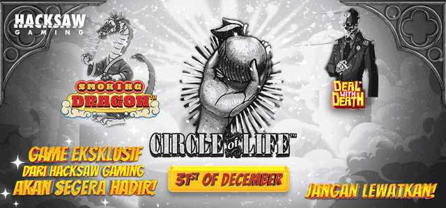 HACKSAW - CIRCLE OF LIFE GAME PROMO BANNER HACKSAW - CIRCLE OF LIFE GAME PROMO BANNER 