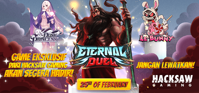 HACKSAW - ETERNAL DUEL GAME PROMO BANNER